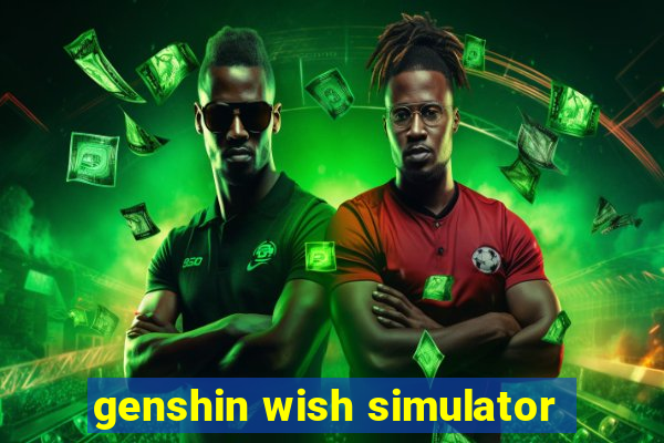 genshin wish simulator